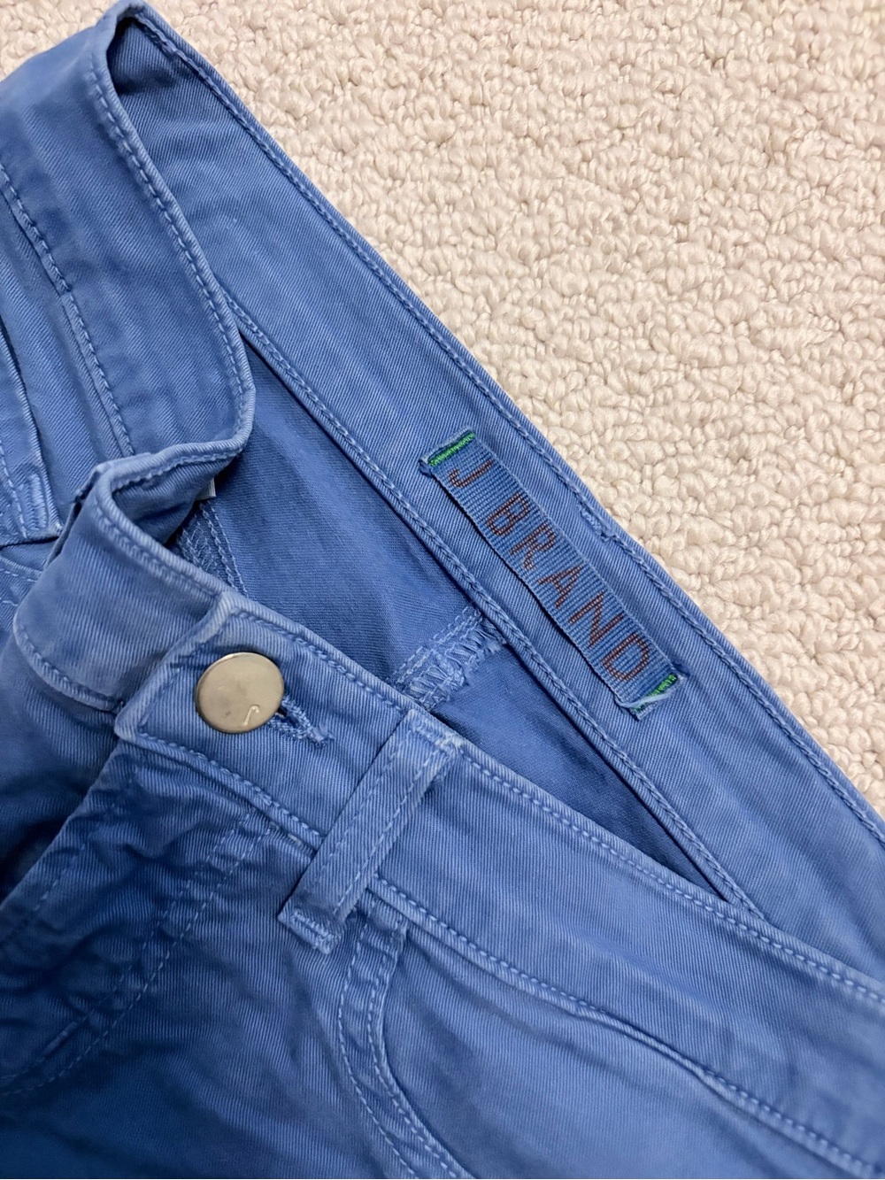 J Brand Periwinkle Blue Skinny Jeans Size 24